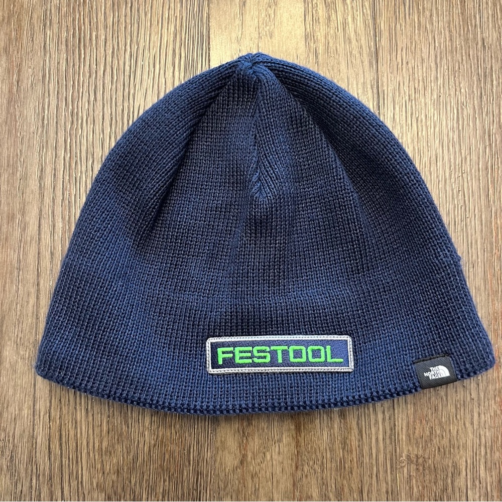 The North Face x Festool Knit Beanie | Navy Blue Winter Hat